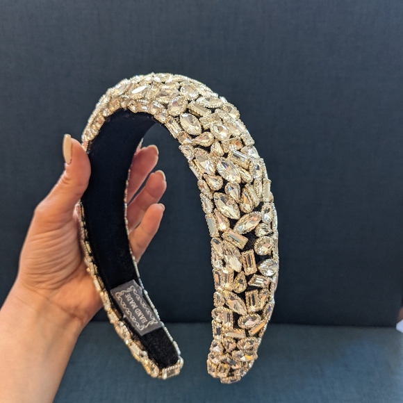 NWOT - Handmade Crystal Embellished Headband - Picture 5 of 5